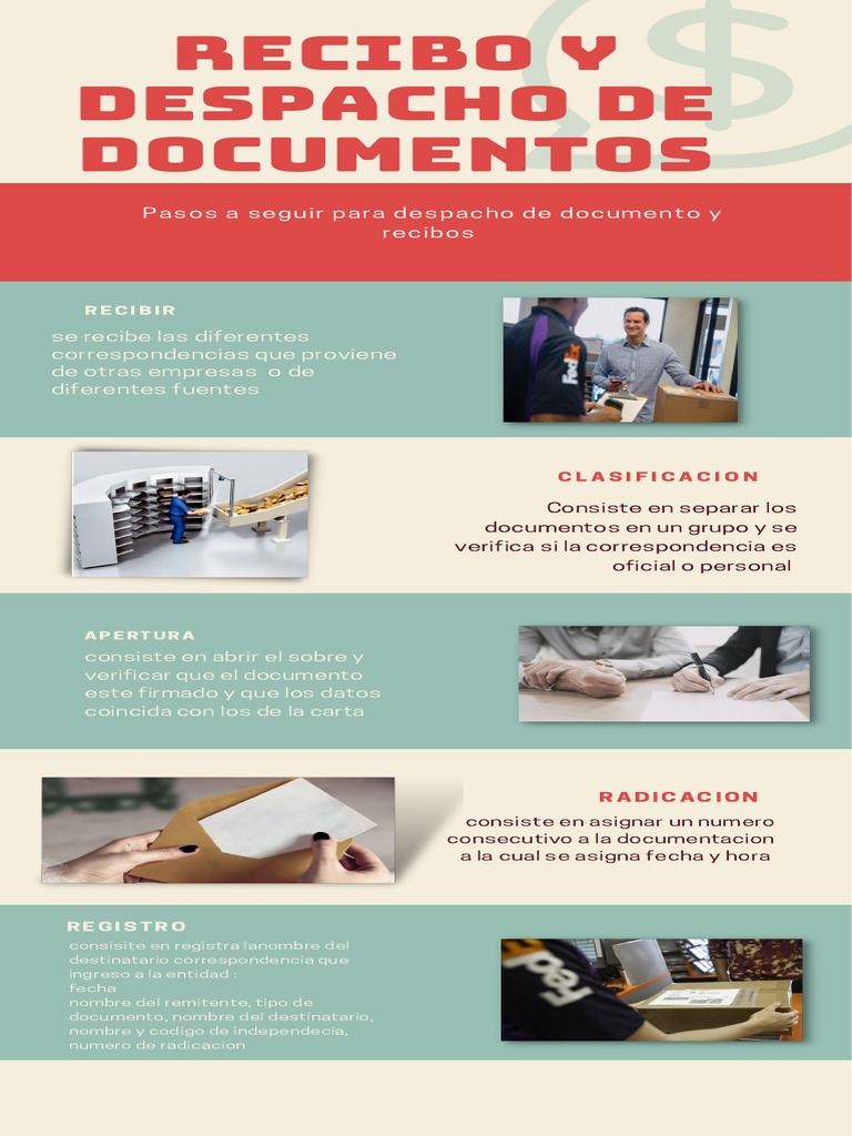 Recibo Y Despacho De Documentos Tamaño Original Pdf Informática