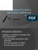 Personas Claves y Puestos Criticos