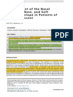 3.3management of The Nasal Tip, Nasal Base, and Soft Tissue Envelope in Patients of African Descent