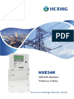 HXE34K. HXE34K Medidor Trifásico 4 Hilos - PDF