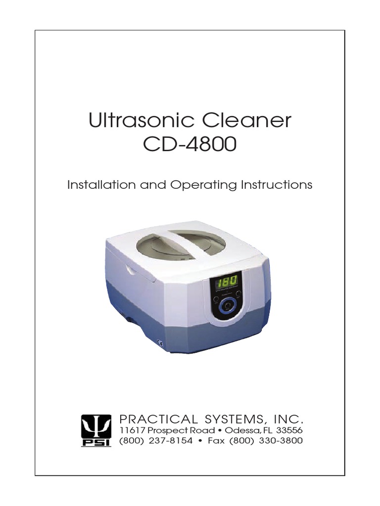 INDUSTEK ULTRASONIC CLEANER MANUAL PDF FREE DOWNLOAD visual data 3