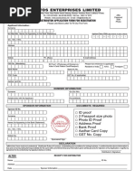 Altos Enterprises Limited: Distributor Application Form For Registration