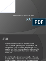 SVB Special Valuation Branch Overview