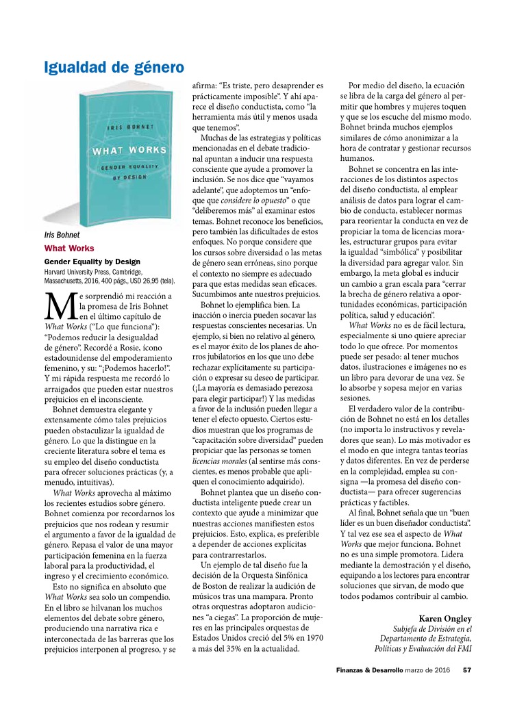 Igualdad de Genero | PDF | Igualdad de género | Estudios de género