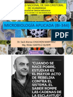 Microbiología aplicada en agricultura, saneamiento e industrias