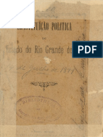 Constituição Do Estado Do Rio Grande Do Sul 1891