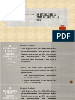 Da Estabilidade Crise - Os Anos Dilma