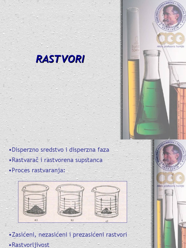 01 Rastvori | PDF
