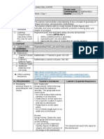 Division School Grade Level Teacher Learning Area Time & Dates Quarter I. Objectives