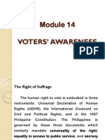 Module 14 Voter Awareness
