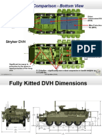 Vehicle Comparison - Bottom View: Stryker FB Hull