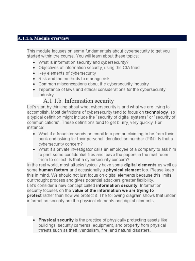 What Is Cybersecurity | PDF | Information Security | Computer Security