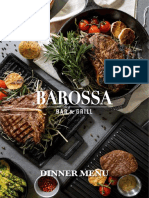 Barossa VivoCity - Dinner Menu 2020