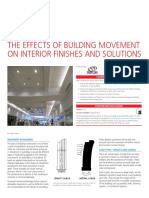 How Building Movement Affects Interior Finishes