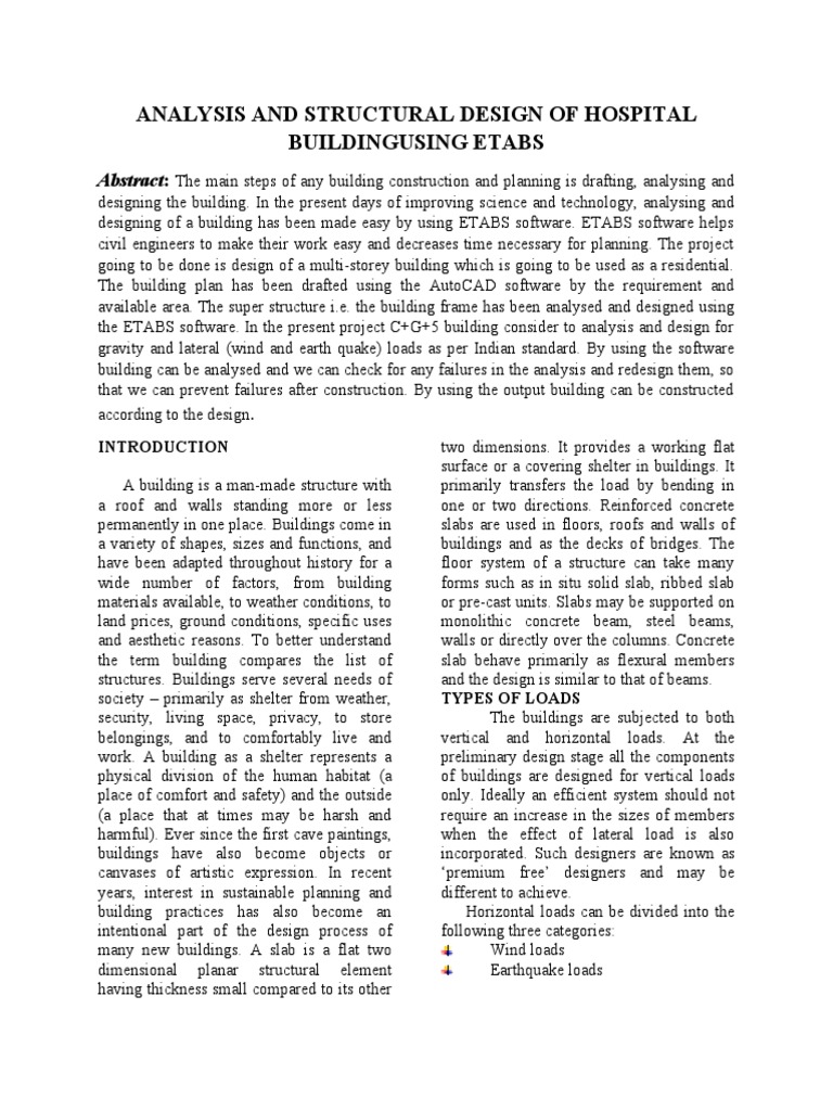 Column Schedule for Hospital Design | PDF | Building | Beam (Structure)