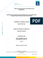 Inspección Puesto de Trabajo One System 2021