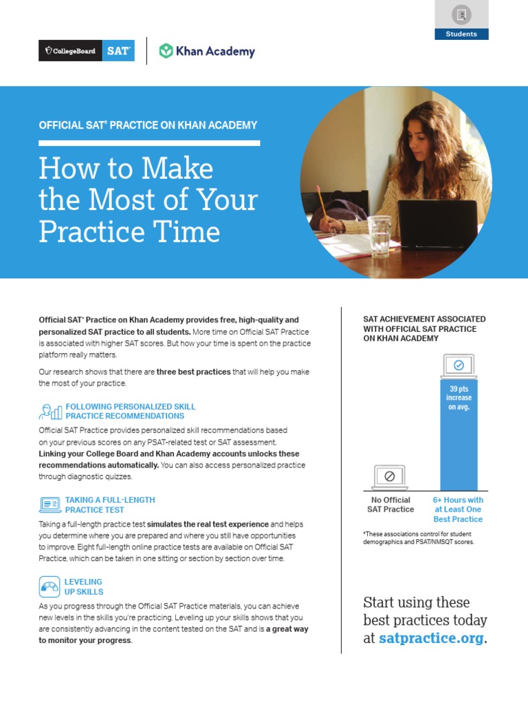 PDF - Osp How To Make The Most Your Practice Time | PDF | Sat | Science