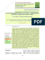 Effect of Arka Microbial Consortium on Growth and Quality of Lettuce