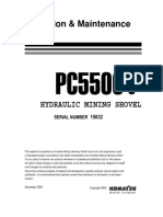 PC5500 SN 15032 Operation and Maintenance Manual