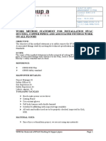 Work Method Statement FOR HVAC DuctingCopper Pipes