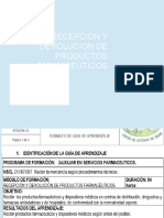 Recepcion y Devolucion de Productos Farmaceuticos - PPTM - 1