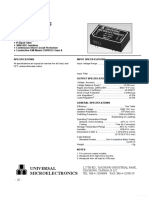 Um2100 Series: Universal Microelectronics