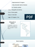 Ríos de América: Hidrografía del continente en octavo grado