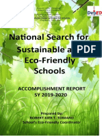 Eco-Friendly Accomplishment Report 2019-2020