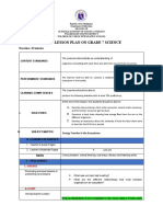 Daily Lesson Plan On Grade 7 Science: Duration: 45 Minutes