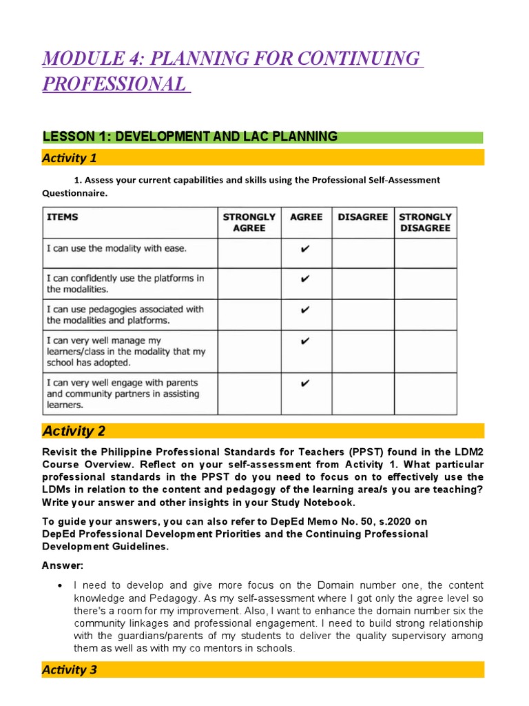 TOMARO LDM 2 Module 4-5 | PDF | Online And Offline | Rubric (Academic)