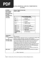 Instructional Module and Its Components (Guide)
