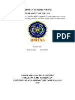 Laporan Analisis Jurnal Tetralogy of Fallot