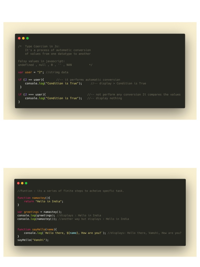 Coercion JS | PDF
