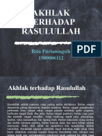 Akhlak Terhadap Rasul