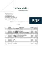 DCR 1000 BUSHRA MEDIC June 2019 Price List
