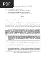 Metacognitive Awareness Questionnaire | PDF | Metacognition | Reading ...