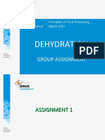Dehydration: Group Assignment