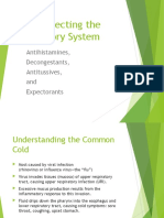 Drugs Affecting The Respiratory System: Antihistamines, Decongestants, Antitussives, and Expectorants