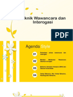 8 Teknik Wawancara Dan Introgasi