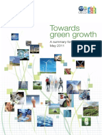 Towards Green Growth: A Summary For Policy Makers May 2011