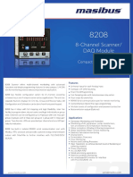 Masibus 8208 - R1F - 0515 - 8 CH Scanner - DAQ Module