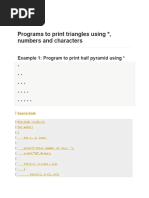 Basic Programming Examples