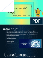 IOT (Internet of Things) : By:Hardik, Diksha, Vaibhav, Yash, Nishkarsh