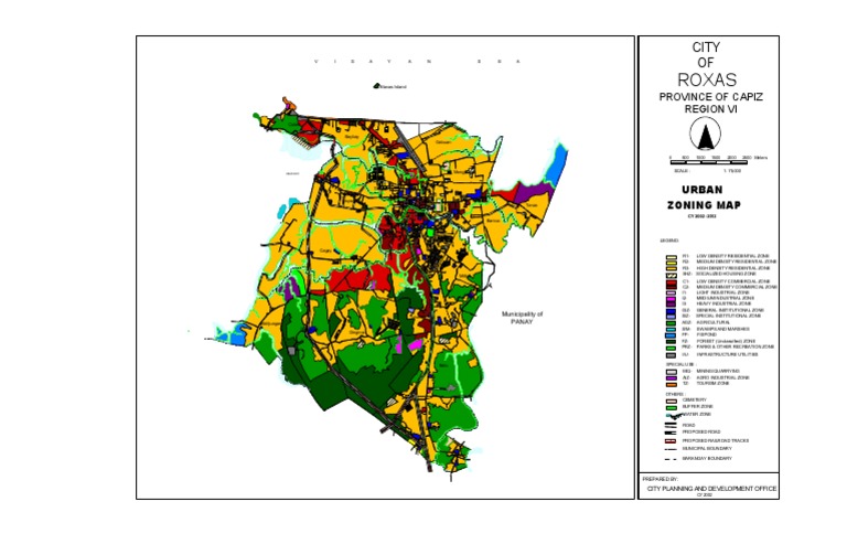 City of Roxas urban zoning map | PDF | Natural Resource Management ...