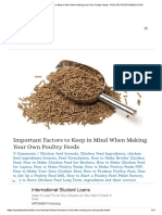 Feed Milling Reqirments
