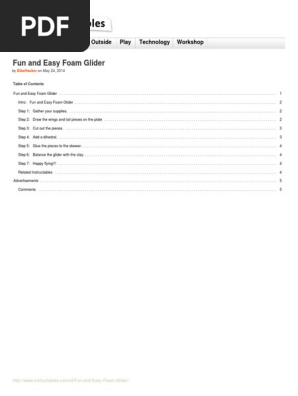 Fun-and-Easy-Foam-Glider