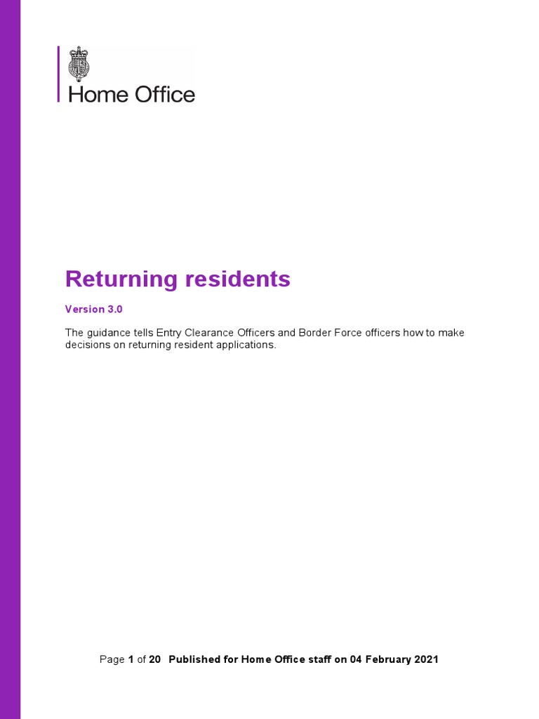 Guidance for Entry Clearance Officers and Border Force Officers on Assessing Applications from