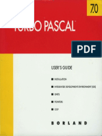 Turbo Pascal Version 7.0 Users Guide 1992