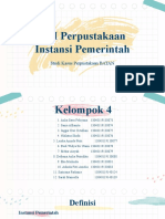 Kelompok 4-Perpustakaan Instansi Pemerintah