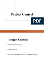 Lecture Notes 9 - Project Control